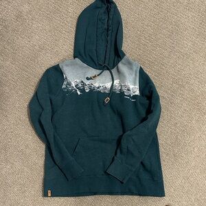 tentree deep turquoise Hoodie Sweater